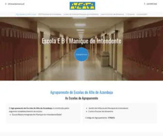 AE-Altodeazambuja.pt(Agrupamento de Escolas do Alto de Azambuja) Screenshot