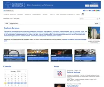 AE-Info.org(Academy of Europe) Screenshot