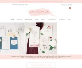 AE-Invitations.com(Ashley Elizabeth Designs) Screenshot