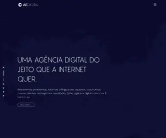 AE.digital(Agência Digital em São Paulo) Screenshot
