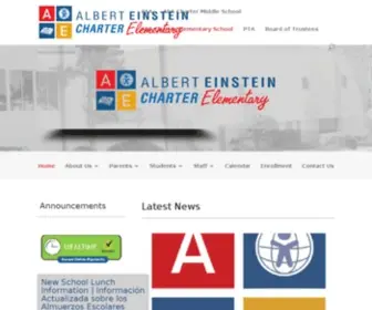 Aeaces.org(Albert Einstein Academies Charter Elementary School) Screenshot