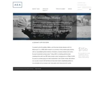 Aeainvestors.com(AEA Investors) Screenshot