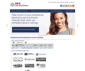 Aealearningonline.org(AEA Learning Online) Screenshot
