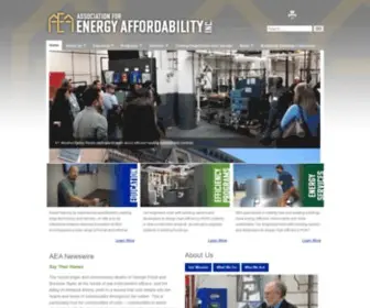 Aea.us.org(Association for Energy Affordability) Screenshot