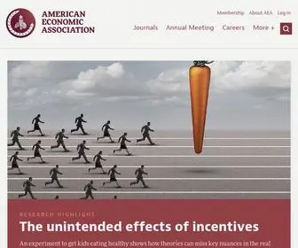 Aeaweb.org(American Economic Association) Screenshot