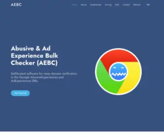 Aebc.xyz(Abusive & Ad Experience Bulk Checker (AEBC)) Screenshot