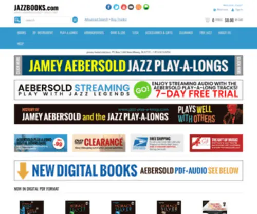 Aebersold.com(Jamey Aebersold Jazz) Screenshot