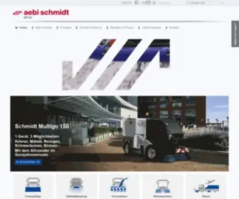 Aebi-SChmidt.com(Aebi Schmidt ist führender Anbieter in den Bereichen) Screenshot