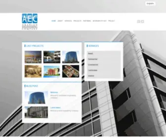 Aec-PM.com(Arabian Engineering Company) Screenshot