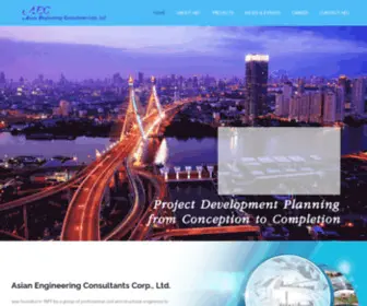 Aec-TH.com(Asian Engineering Consultants Corp) Screenshot
