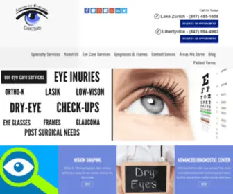 Aec2020.org(Libertyville Eye Doctor) Screenshot