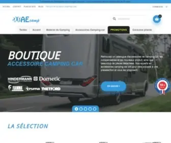 Aecamp.fr(Votre catalogue accessoires camping car & materiel de camping) Screenshot