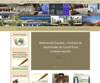 Aecascais.pt(Agrupamento de Escolas de Cascais) Screenshot