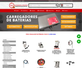 Aecautomacao.com(Analisadores e Carregadores de Baterias) Screenshot