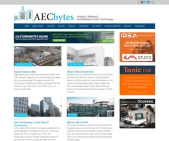 Aecbytes.com(Analysis, Research, and Reviews of AEC Technology) Screenshot