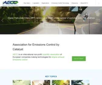 Aecc.eu(Association for Emissions Control by Catalyst) Screenshot