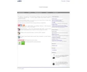 Aec.com.tr(Web Tasarımı) Screenshot