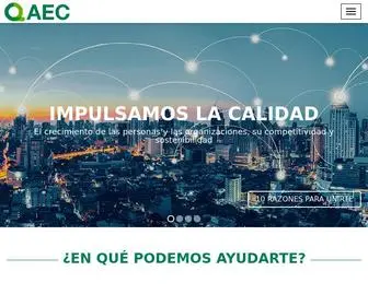 Aec.es(Asociación Española para la Calidad) Screenshot