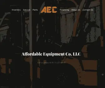 AecForklift.com(New and Used Forklifts and Commercial Equipment) Screenshot