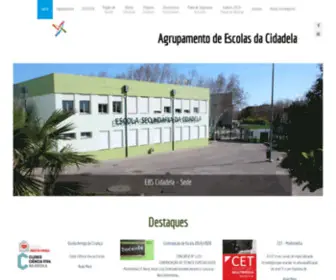 Aecidadela.pt(Agrupamento de escolas da Cidadela) Screenshot