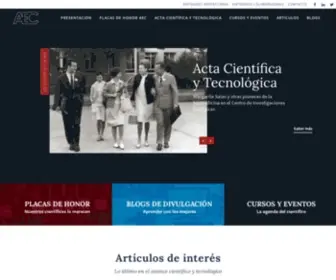 Aecientificos.es(Asociación) Screenshot