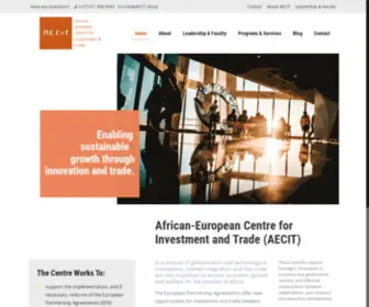 The mission of AECIT is to work on areas which are of strategic importance to the future of the African economy and governance and its economic relations with the European Union