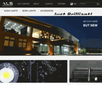 Aeclight-Reel.com(The ALS range) Screenshot
