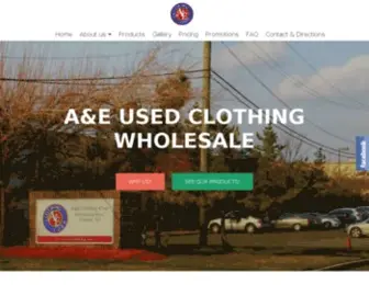 Aeclothing.net(A&E Clothing) Screenshot