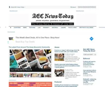 Aecnewstoday.com(Asean News Today) Screenshot