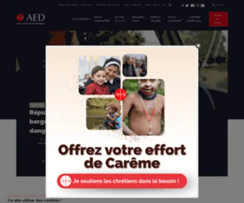 Aed-France.org(Aide) Screenshot