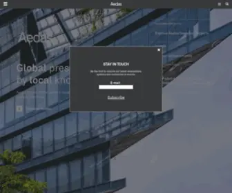 Aedas.com(Leading Design Architects) Screenshot