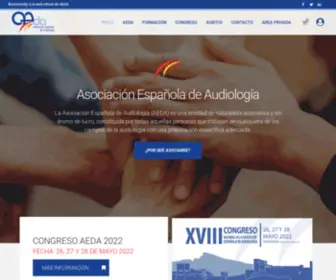 Aedaweb.com(La Asociación Española de Audiología (AEDA)) Screenshot