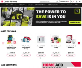 Aed.com(AED Defibrillators) Screenshot