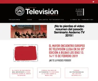 Aedemotv.com(SEMINARIO TELEVISIÓN 2020) Screenshot