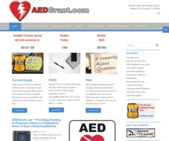 Aedgrant.com(AED) Screenshot