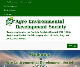 Aedsi.org(Agro Environmental Development Society) Screenshot