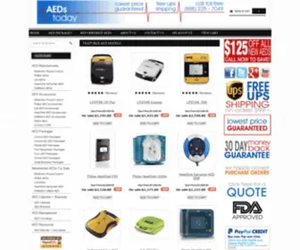 Aedstoday.com(AEDs TODAY) Screenshot