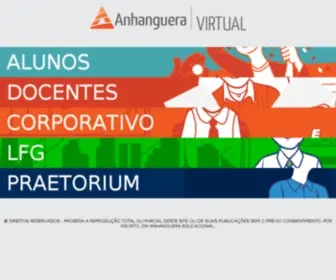 Aeduvirtual.com.br(Anhanguera Virtual) Screenshot