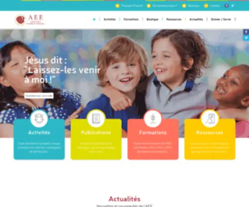 Aee-Media.com(Association Evangile & Enfance) Screenshot