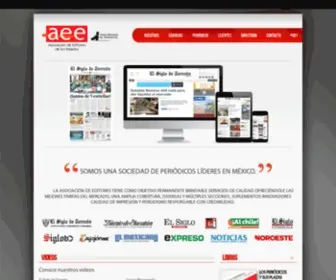 Aee.com.mx(Periódicos) Screenshot