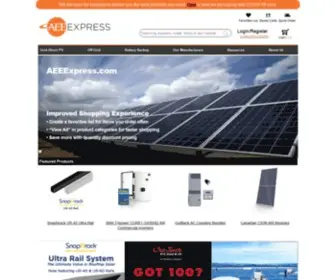 Aeeexpress.com(AEE Express) Screenshot