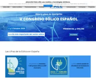 Aeeolica.org(Inicio) Screenshot