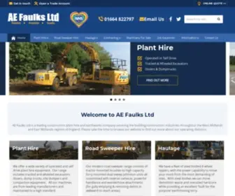 Aefaulks.co.uk(AE Faulks Ltd) Screenshot