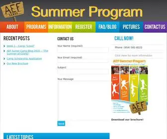 Aefcamps.com(AEF Camps) Screenshot