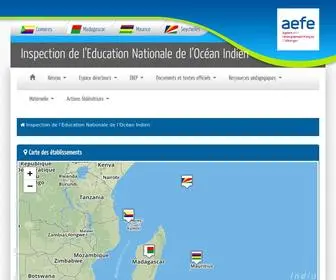 Aefe-IEN-Madagascar.mg(Bureau de l’Inspection de l’Education Nationale de l’Océan Indien) Screenshot