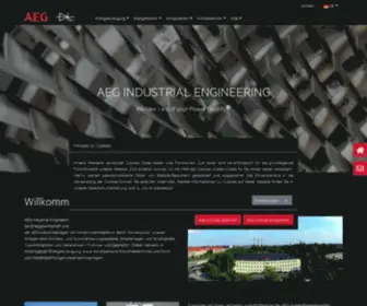 Aeg-IE.com(AEG Industrial Engineering) Screenshot