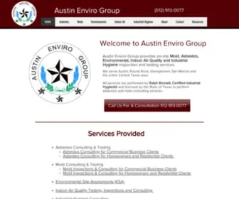 Aegaustin.com(Austin Enviro Group) Screenshot