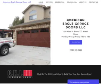 Aegdllc.com(American Eagle Garage Doors LLC) Screenshot