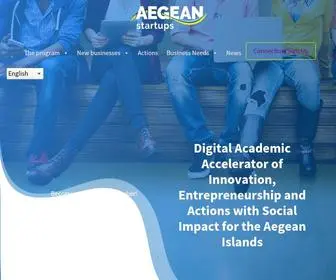 Aegean-Startups.gr(Aegean Startups) Screenshot