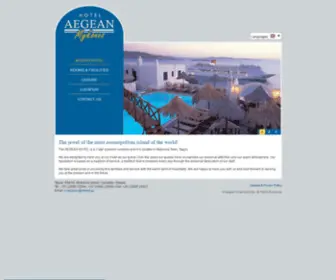 Aegeanhotelmykonos.gr(AEGEAN HOTEL) Screenshot